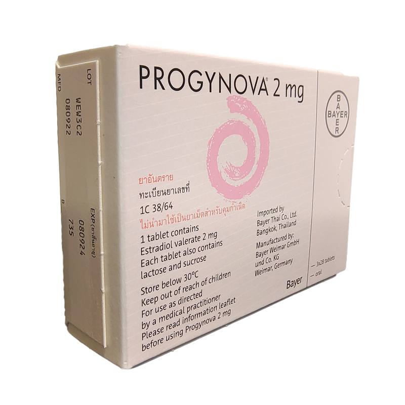 泰国拜尔© Progynova 2mg 28t×3Capsules (泰补)